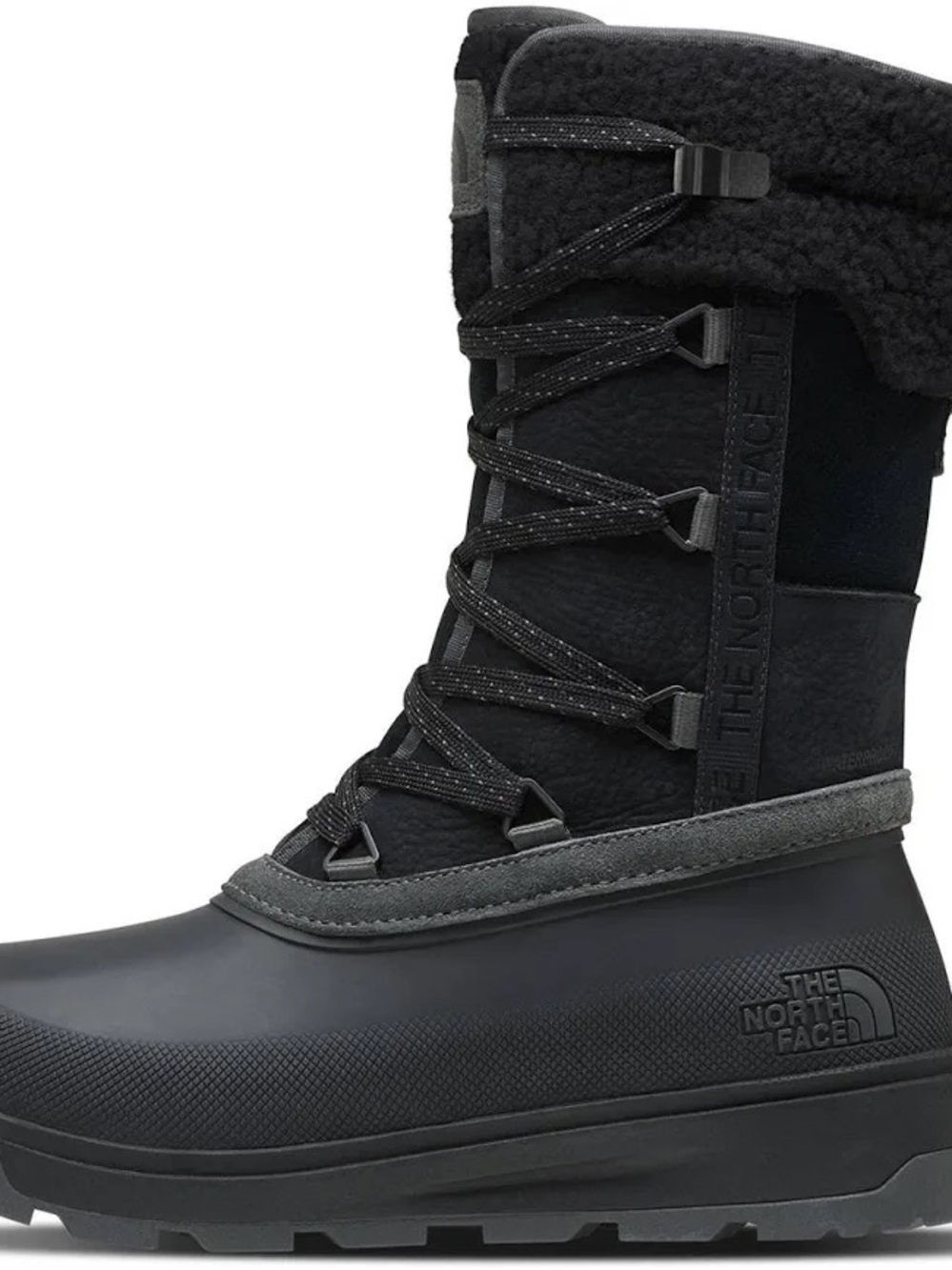 The North Face Black Tall Lace Winter Boot